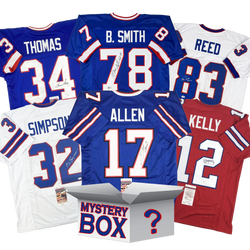 Autographed/Signed Buffalo Football Jersey Mystery Box with PSA JSA or Beckett COA
