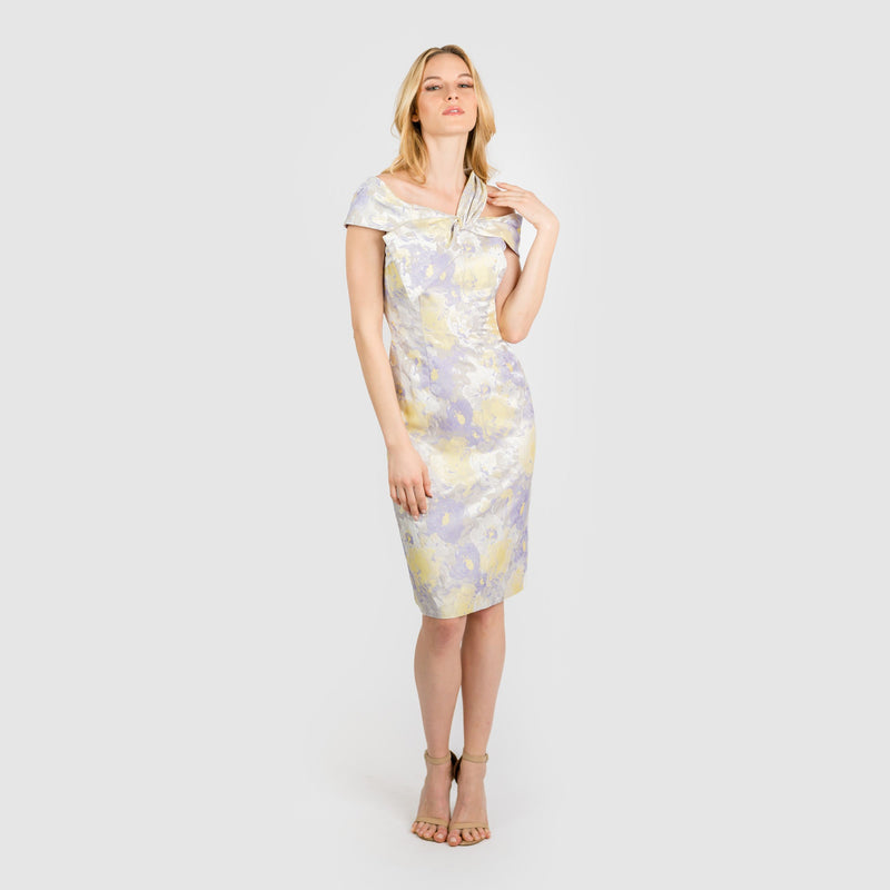 The Off The Shoulder Bow Sheath Classic