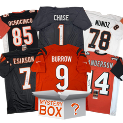 Autographed/Signed Cincinnati Football Jersey Mystery Box with PSA JSA or Beckett COA