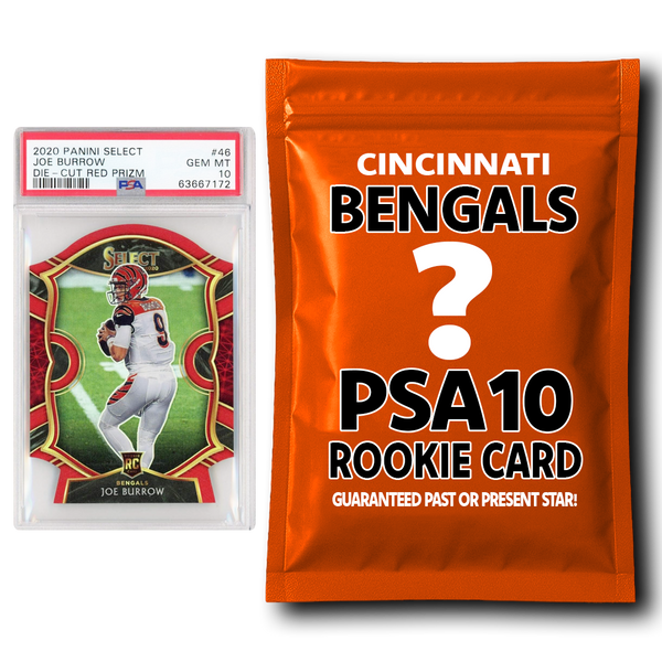 Cincinnati Bengals PSA 10 Graded Rookie Card Mystery Pack