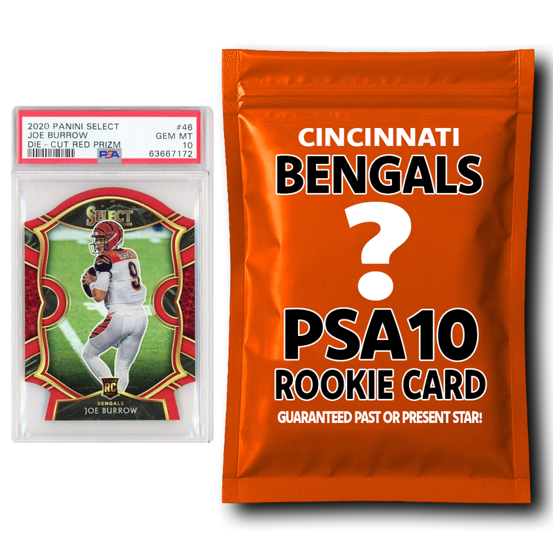 Cincinnati Bengals PSA 10 Graded Rookie Card Mystery Pack