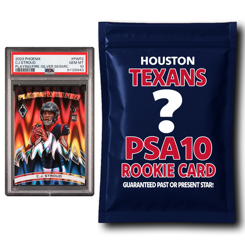 Houston Texans PSA 10 Graded Rookie Card Mystery Pack