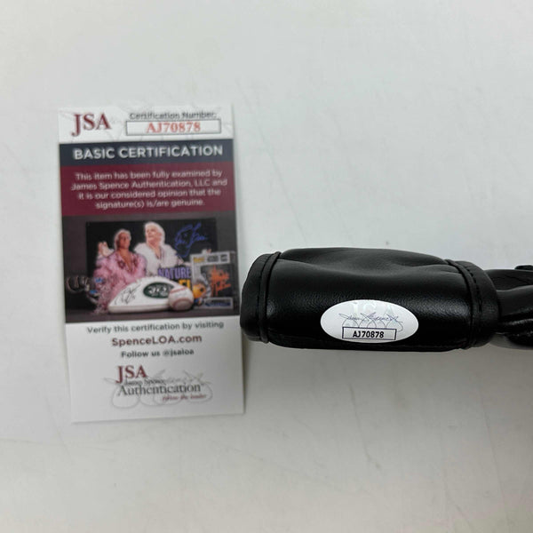 Autographed/Signed Bo Nickal Black Fighting Glove JSA COA Auto