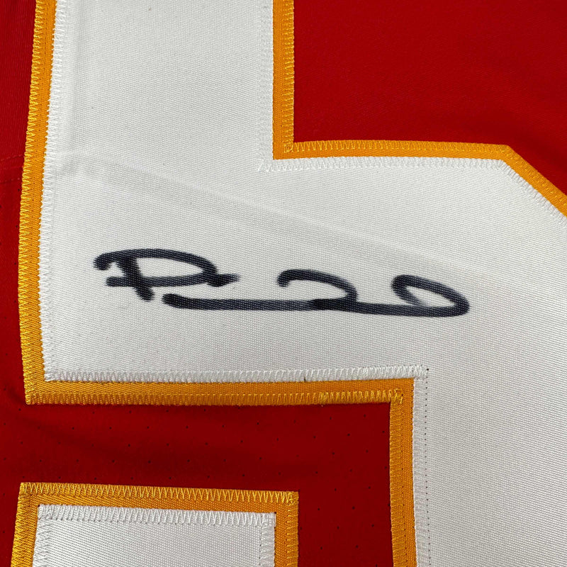 Autographed/Signed Patrick Mahomes Kansas City Chiefs Red Authentic Elite Football Jersey Fanatics COA