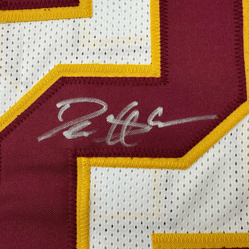 Autographed/Signed Deion Sanders Florida State FSU White College Football Jersey Beckett BAS COA