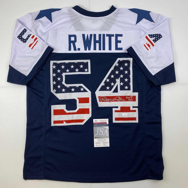 Autographed/Signed Randy White HOF 94 Dallas America's Team Football Jersey JSA COA