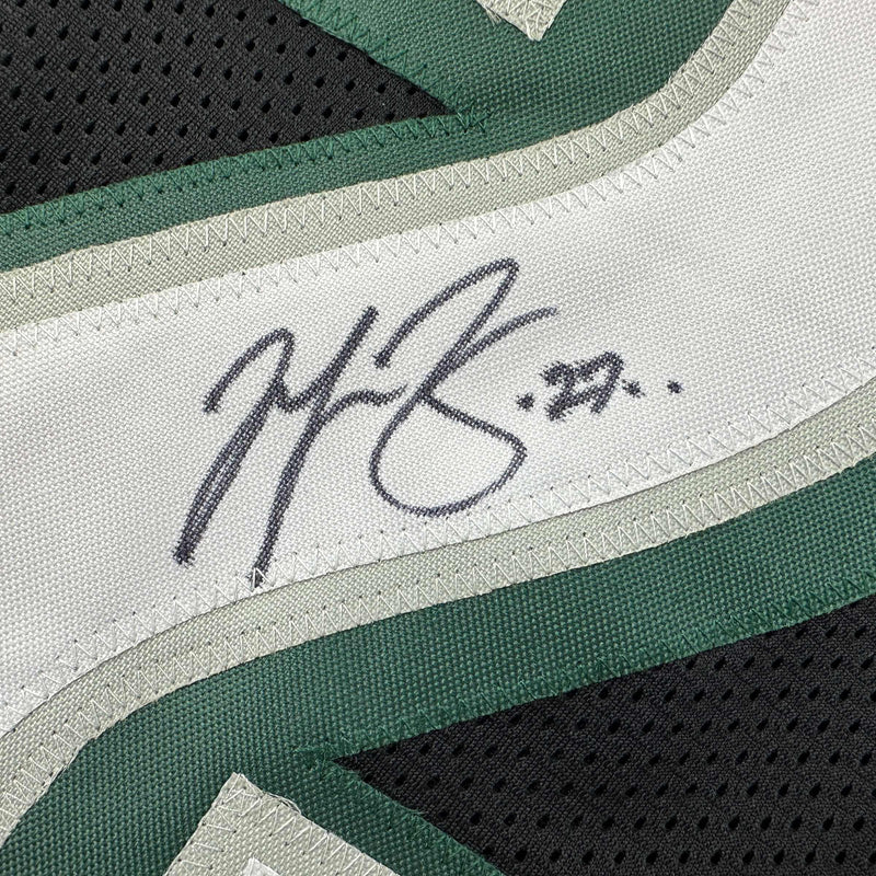 Autographed/Signed Malcolm Jenkins Philadelphia Black Football Jersey Beckett BAS COA