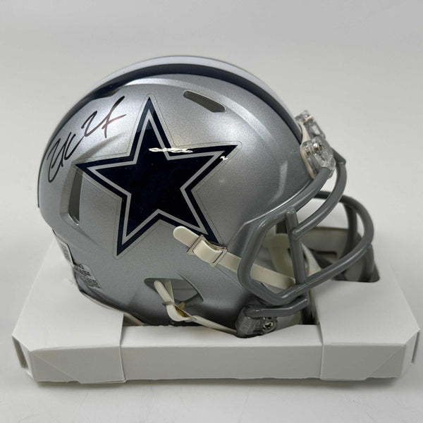 Autographed/Signed Zack Martin Dallas Cowboys Mini Football Helmet Beckett BAS COA