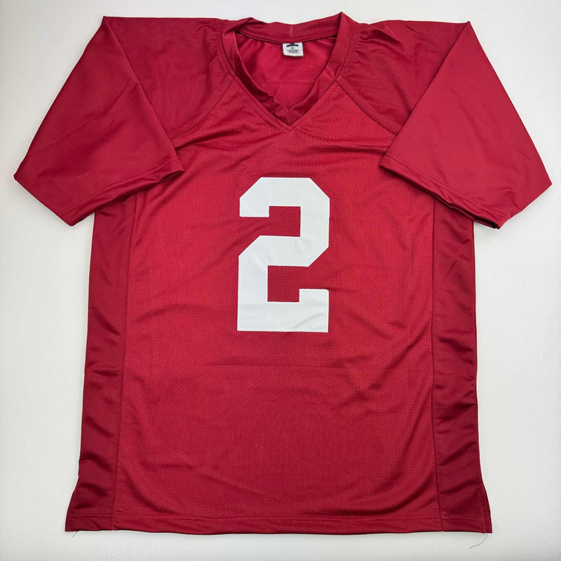 Autographed/Signed Ryan Williams Alabama Red College Football Jersey JSA COA