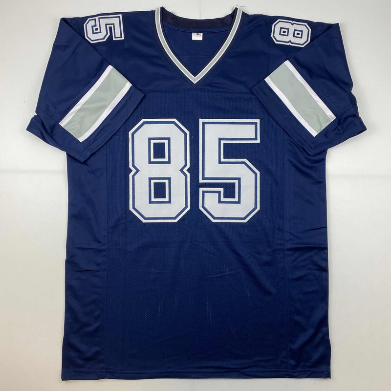 Autographed/Signed Noah Brown Dallas Blue Football Jersey JSA COA