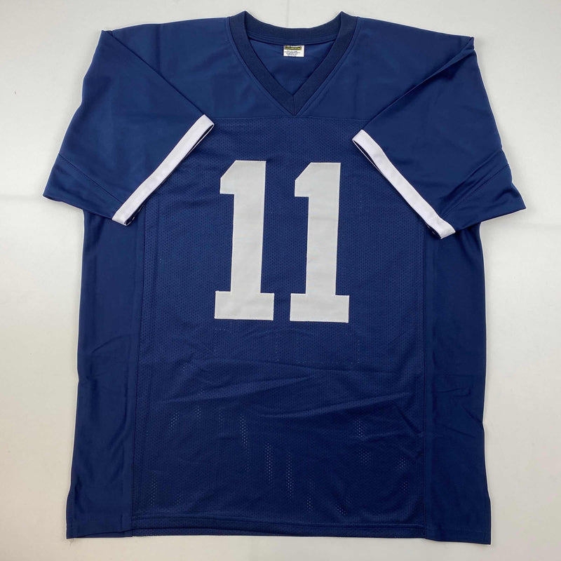 Autographed/Signed NaVorro Bowman Penn State Blue College Football Jersey Beckett BAS COA