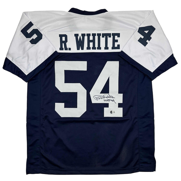 Autographed/Signed Randy White HOF 94 Dallas Thanksgiving Day Football Jersey JSA COA