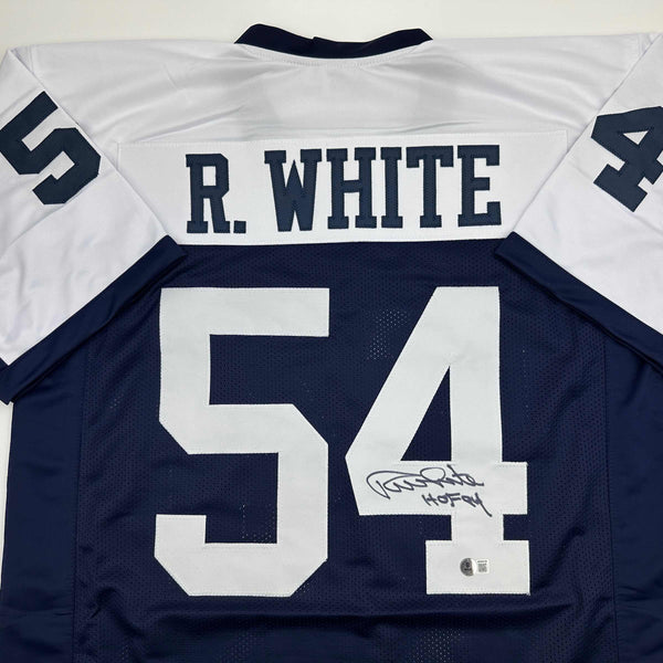Autographed/Signed Randy White HOF 94 Dallas Thanksgiving Day Football Jersey JSA COA