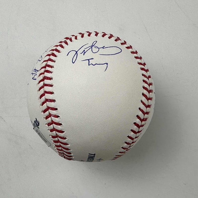 Autographed/Signed The Sandlot Movie 6x Cast Member Sigs Rawlings Official Major League Baseball Beckett BAS COA