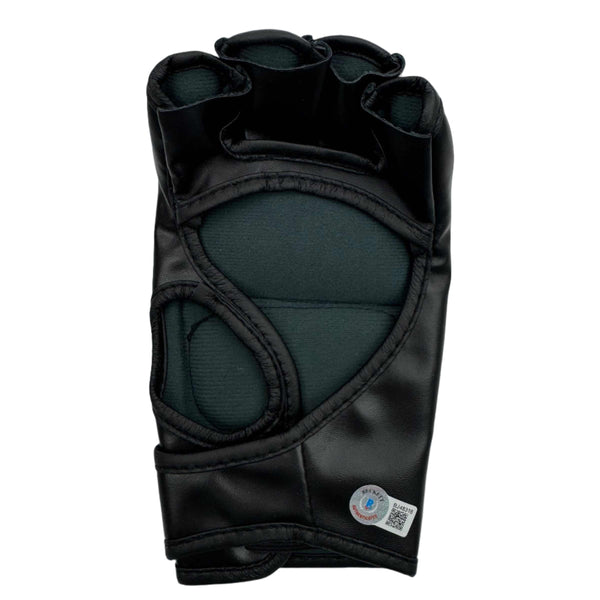 Autographed/Signed Conor McGregor UFC MMA Black Fighting Glove Beckett BAS COA Auto