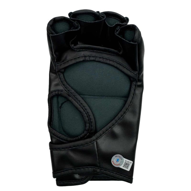 Autographed/Signed Conor McGregor UFC MMA Black Fighting Glove Beckett BAS COA Auto