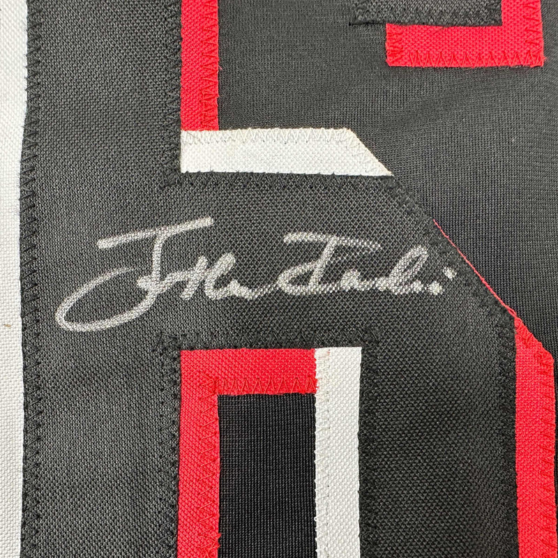Autographed/Signed Jonathan India Cincinnati Black City Connect Baseball Jersey Beckett BAS COA