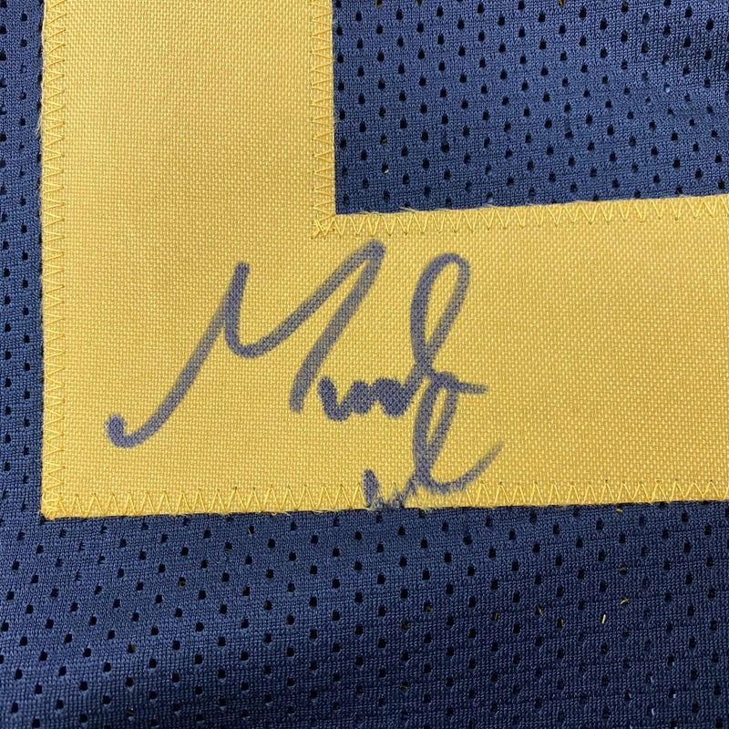 Autographed/Signed Maurkice Pouncey Pittsburgh Color Rush Black Football Jersey Beckett BAS COA