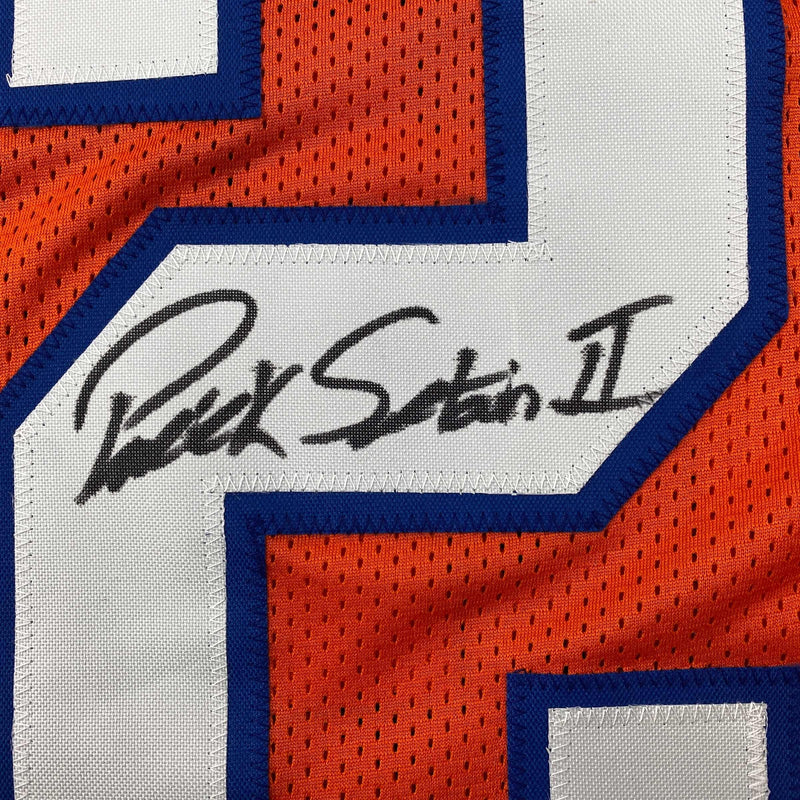 Autographed/Signed Patrick Surtain II Denver Retro Orange Football Jersey JSA COA