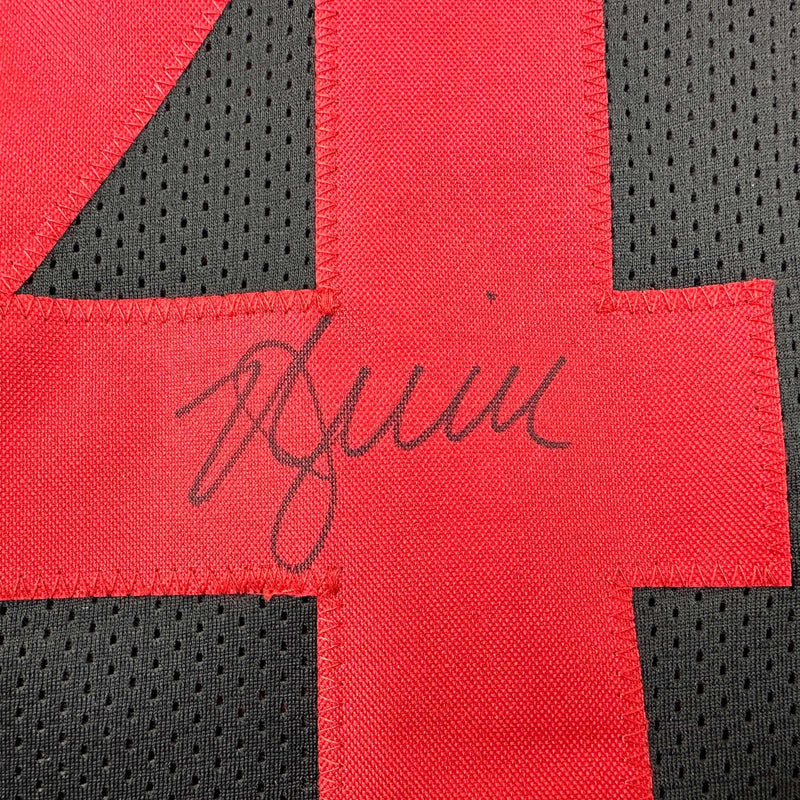 Autographed/Signed Kyle Juszczyk San Francisco Black Football Jersey Beckett BAS COA