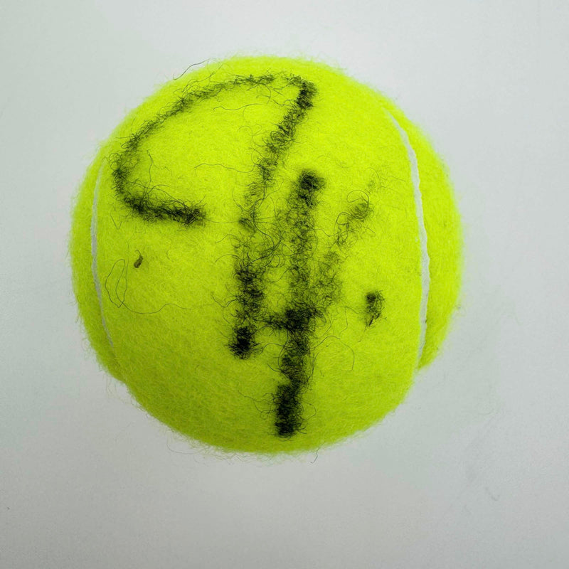 Autographed/Signed Rafael Nadal Wilson US Open 1 Tennis Ball JSA COA