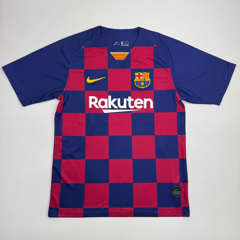 Autographed/Signed Lionel Leo Messi FC Barcelona 672 Goals Soccer Jersey Beckett BAS COA