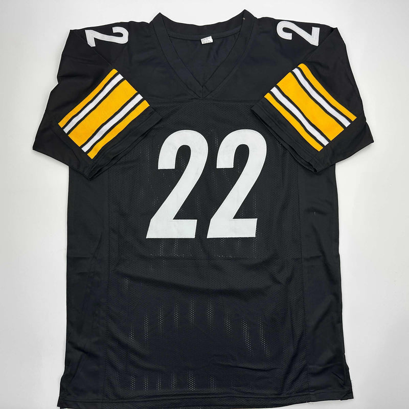 Autographed/Signed Najee Harris Pittsburgh Black Football Jersey JSA COA