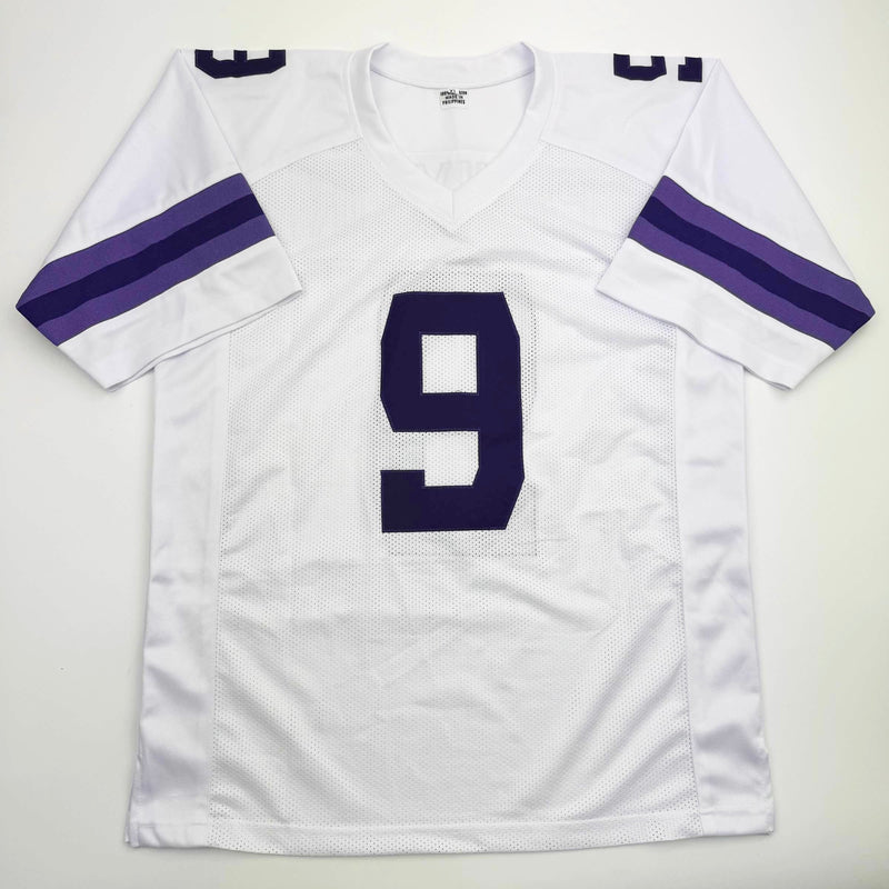 Autographed/Signed Michael Penix Jr. Washington Huskies White College Football Jersey Beckett BAS COA