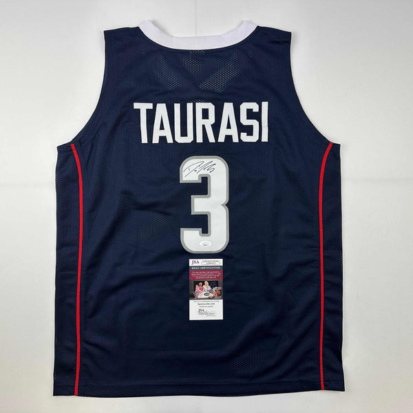 Autographed/Signed Diana Taurasi UConn Connecticut Blue College Basketball Jersey JSA COA