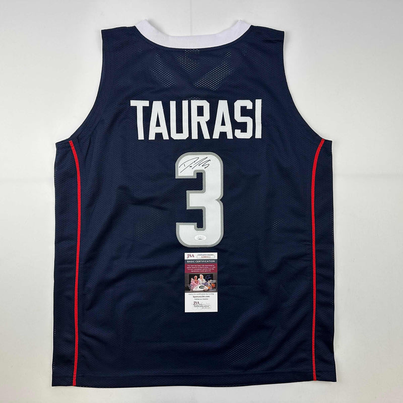 Autographed/Signed Diana Taurasi UConn Connecticut Blue College Basketball Jersey JSA COA