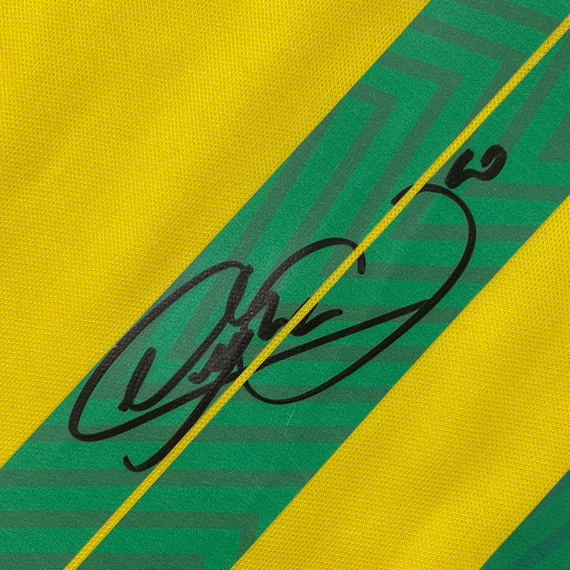 Autographed/Signed Neymar Jr. Brazil Soccer Futbol Jersey Beckett BAS COA/LOA