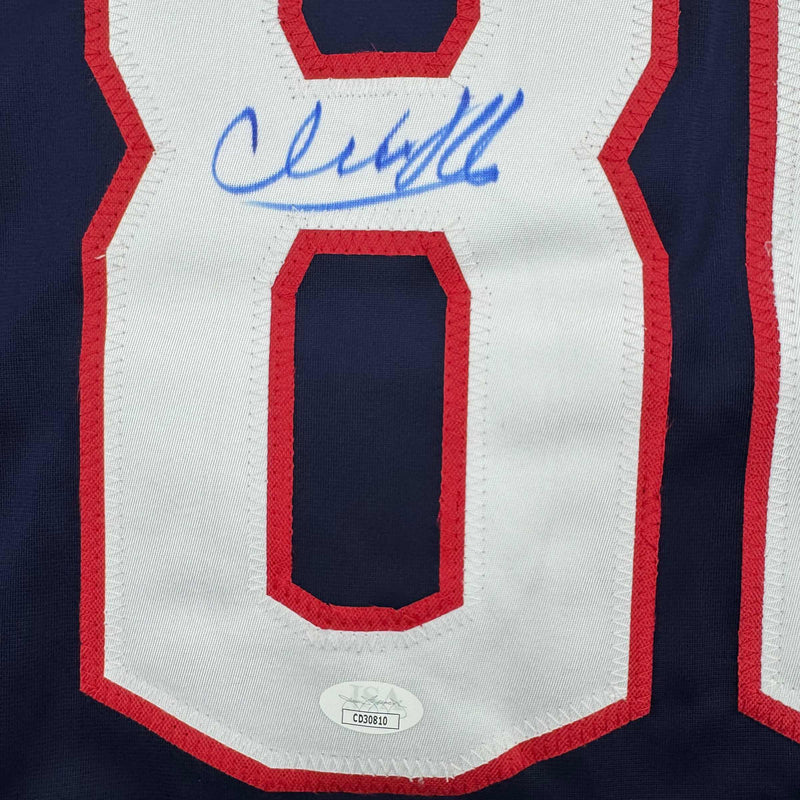 Autographed/Signed Kirill Marchenko Columbus Blue Hockey Jersey JSA COA