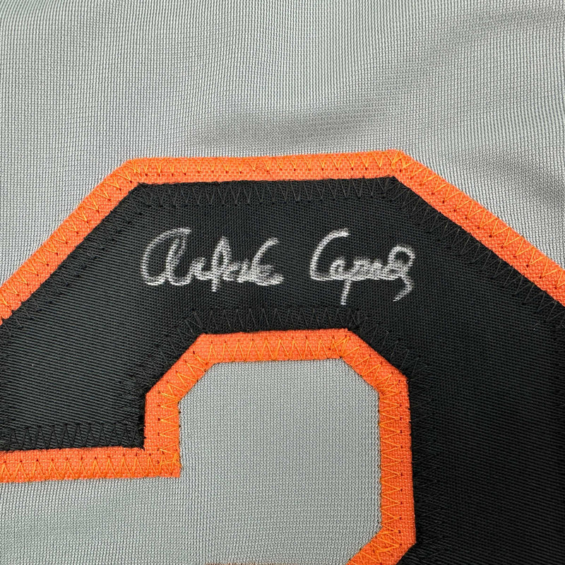 Autographed/Signed Orlando Cepeda San Francisco Grey Baseball Jersey Beckett BAS COA