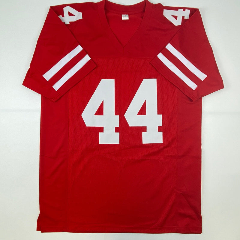 Autographed/Signed Kyle Juszczyk San Francisco Red Football Jersey Beckett BAS COA