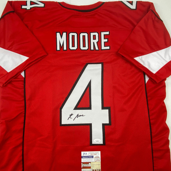 Autographed/Signed Rondale Moore Arizona Red Football Jersey JSA COA