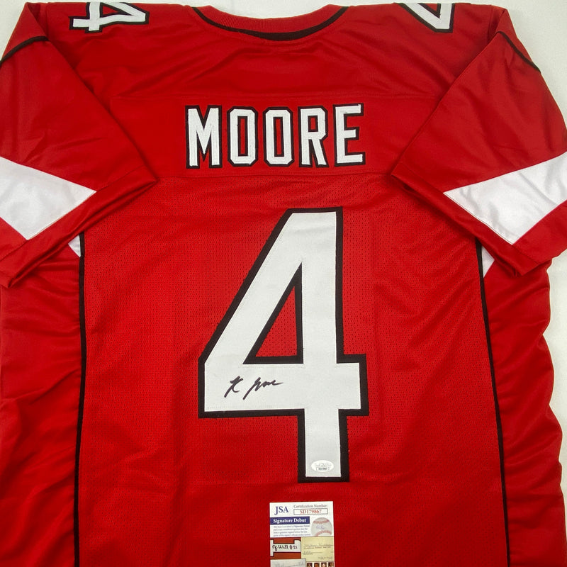 Autographed/Signed Rondale Moore Arizona Red Football Jersey JSA COA