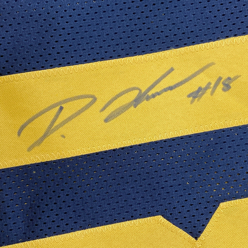 Autographed/Signed Diontae Johnson Pittsburgh Color Rush Football Jersey Beckett BAS COA