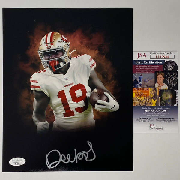 Autographed/Signed Deebo Samuel San Francisco 49ers 8x10 Football Photo JSA COA #3