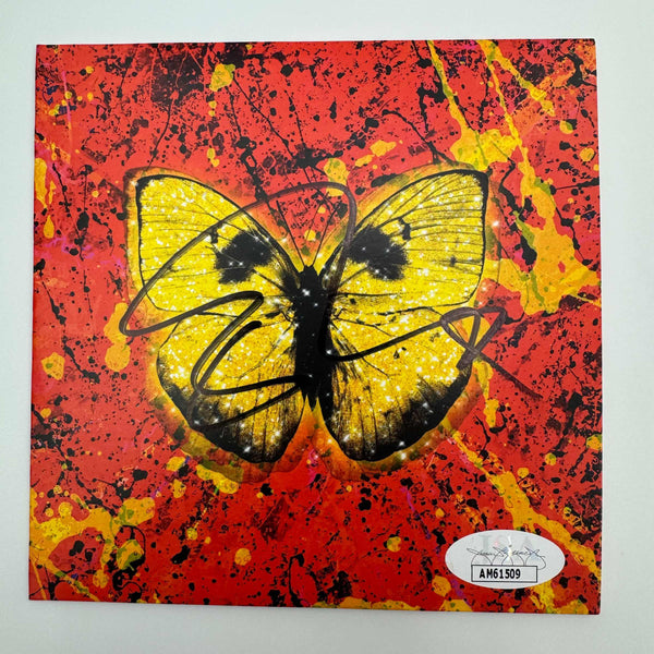 Autographed/Signed Ed Sheeran  Shivers  Album CD Cover Disk JSA COA