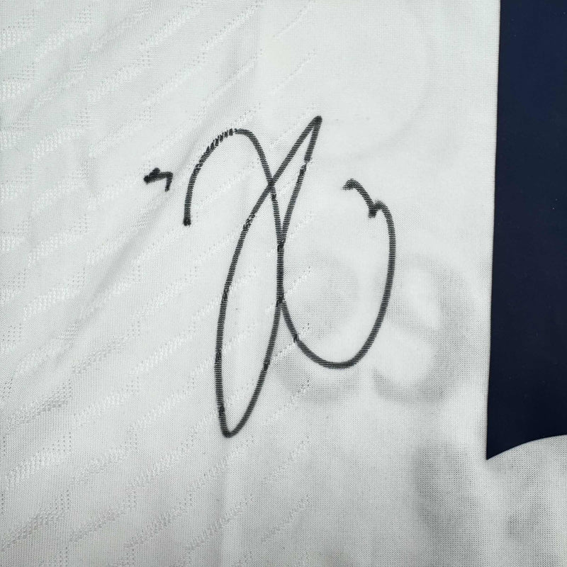 Autographed/Signed Jude Bellingham Real Madrid White Soccer Jersey Beckett BAS COA