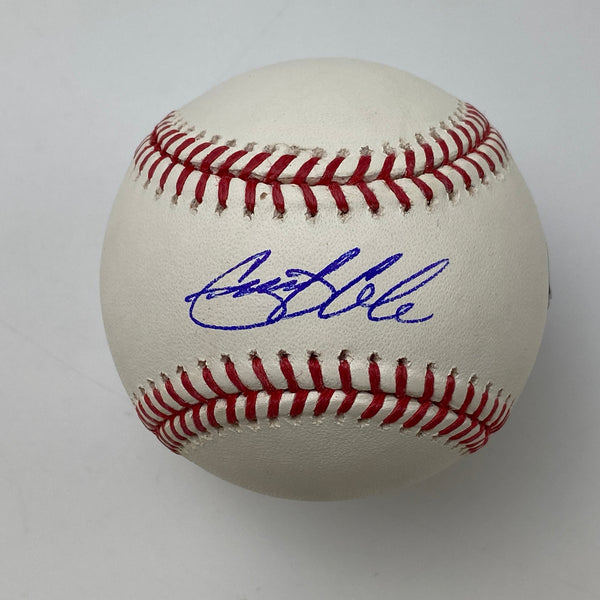 Autographed/Signed Gerrit Cole Rawlings Official Major League Baseball ROML JSA COA Auto