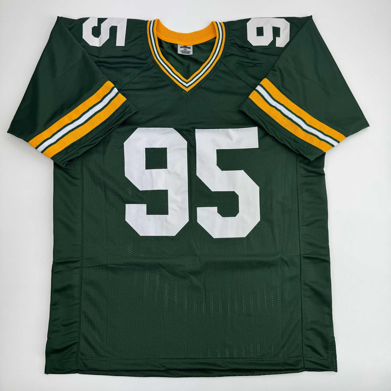 Autographed/Signed Devonte Wyatt Green Bay Green Football Jersey JSA COA