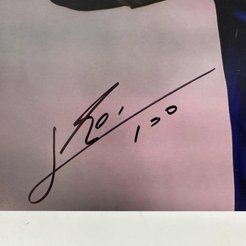 Autographed/Signed Lionel Leo Messi FC Barcelona 12x16 Soccer Photo Beckett BAS COA #1