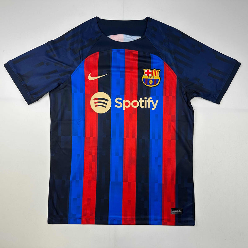 Autographed/Signed Raphinha Raphael Belloli FC Barcelona Blue Soccer Jersey Beckett BAS COA