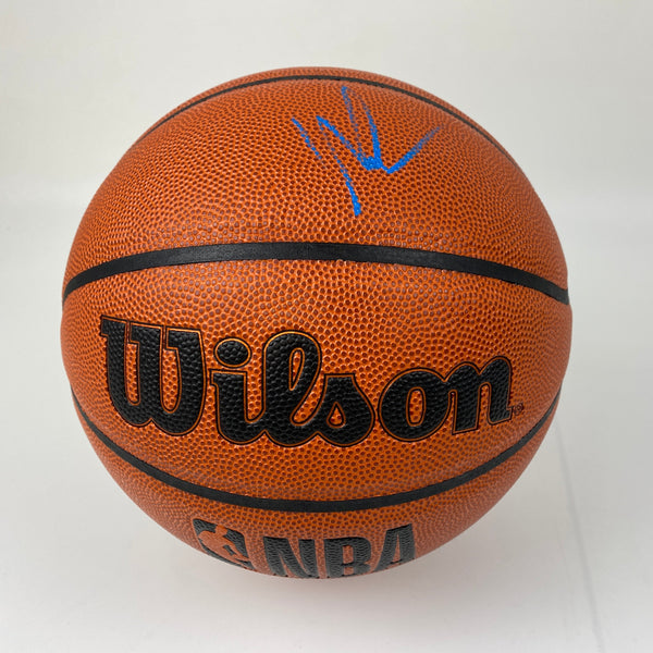 Autographed/Signed Mark Cuban Dallas Mavericks Full Size FS Wilson Basketball JSA COA