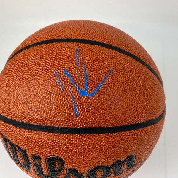 Autographed/Signed Mark Cuban Dallas Mavericks Full Size FS Wilson Basketball JSA COA