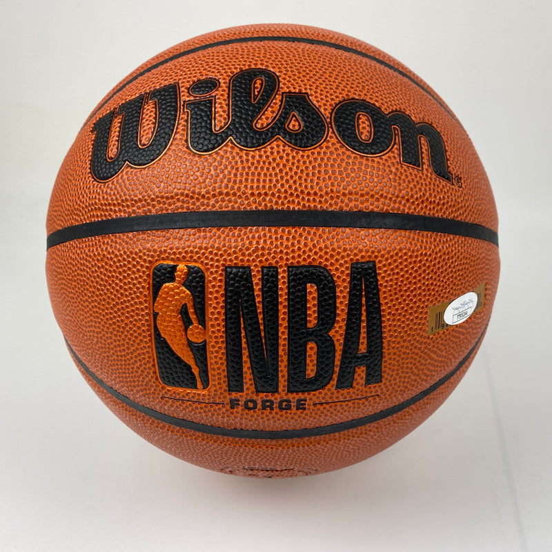 Autographed/Signed Mark Cuban Dallas Mavericks Full Size FS Wilson Basketball JSA COA