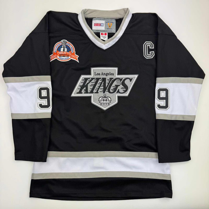 Autographed/Signed Wayne Gretzky Los Angeles Kings Black Hockey Jersey Fanatics COA