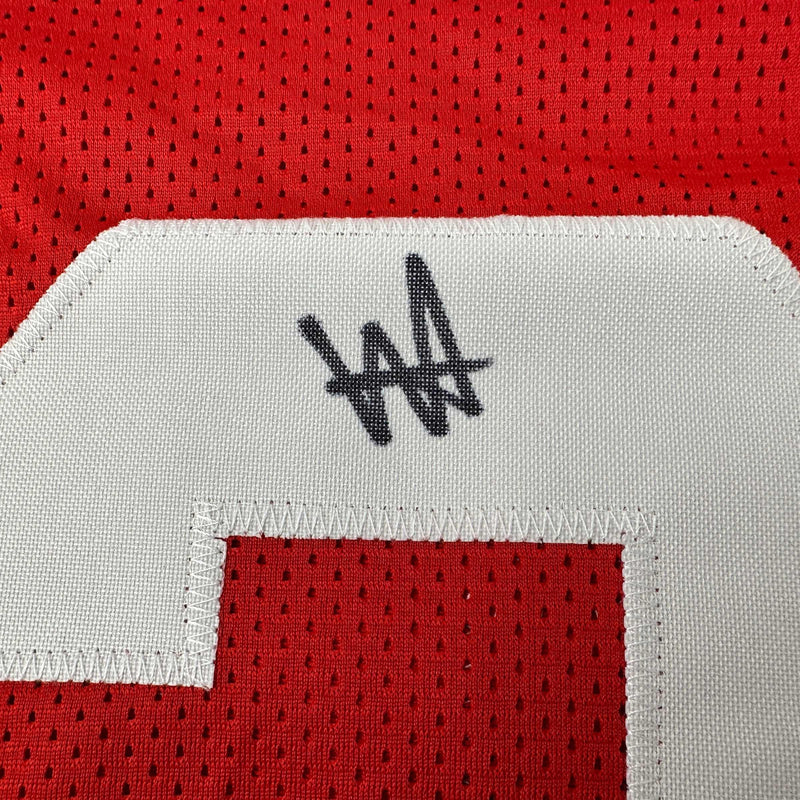 Autographed/Signed Will Anderson Alabama Red College Football Jersey PSA/DNA COA