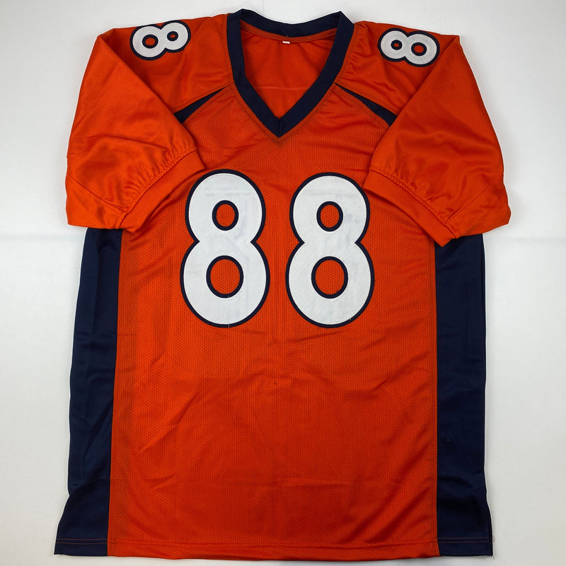 Autographed/Signed Demaryius Thomas Denver Broncos Orange Football Jersey PSA/DNA COA